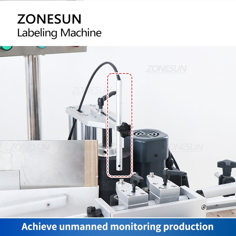ZONESUN ZS‑TB260S Compact Double Side Round Bottle Labeling Machine
