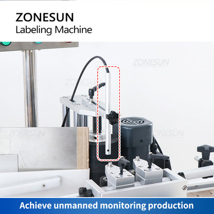 ZONESUN ZS‑TB260S Compact Double Side Round Bottle Labeling Machine