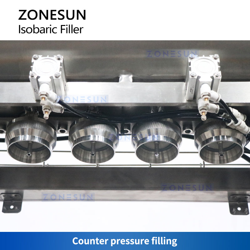 ZONESUN ZS-CF4A Semi-automatic Carbonated Drinks Filling Machine