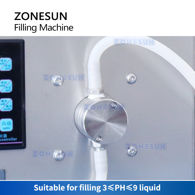 ZONESUN ZS-MPYT250C Automatic Single Nozzle Magnetic Pump Liquid Filler