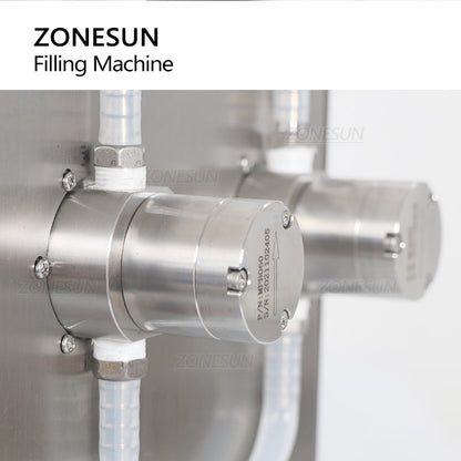 ZONESUN ZS-YTMP2S Dual Magnetic Pump Liquid Filling Machine