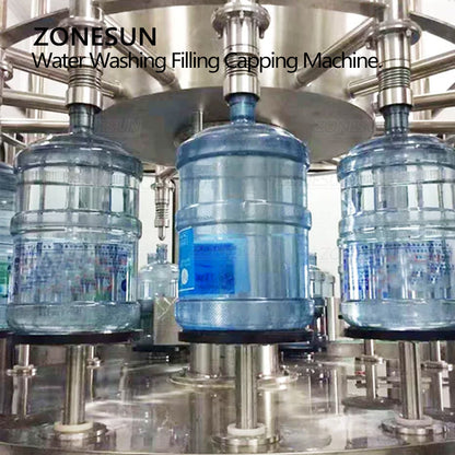 ZONESUN ZS-AFMW 3-in-1 Auto 5-Gallon Bottled Water Filling Machine