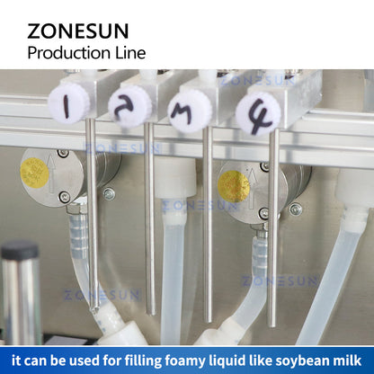 ZONESUN ZS-FAL180D3 Automatic Bottle Filling Capping Labeling Line