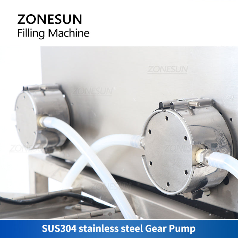 ZONESUN ZS‑GTCD2A Heat Resistant Gear Pump Wax & Hot Liquid Filler