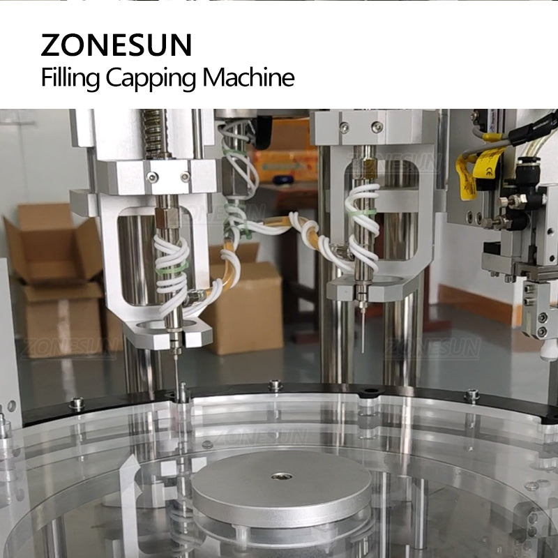 ZONESUN ZS-EL450 Automatic E-liquid Cartridge Filling Capping Machine