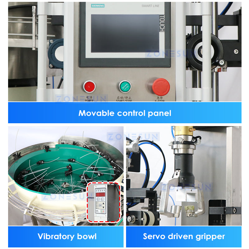 ZONESUN ZS-MPCL1 Auto Trigger Bottle Filling Capping Labeling Line