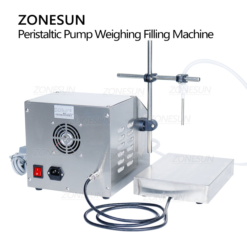 ZONESUN ZS-PP531W Semi-Auto Peristaltic Pump Liquid Filling Machine