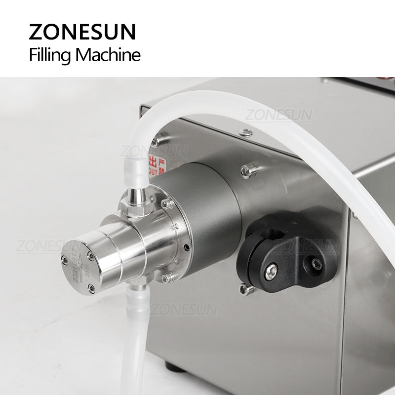 ZONESUN ZS-MPYT600 Magnetic Pump Liquid Filler with Conveyor