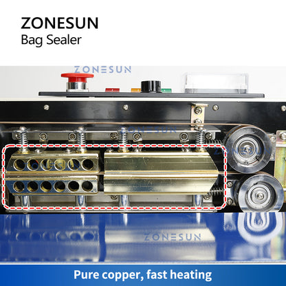 ZONESUN ZS-FR900S Upright Automatic Bag Sealing Machine