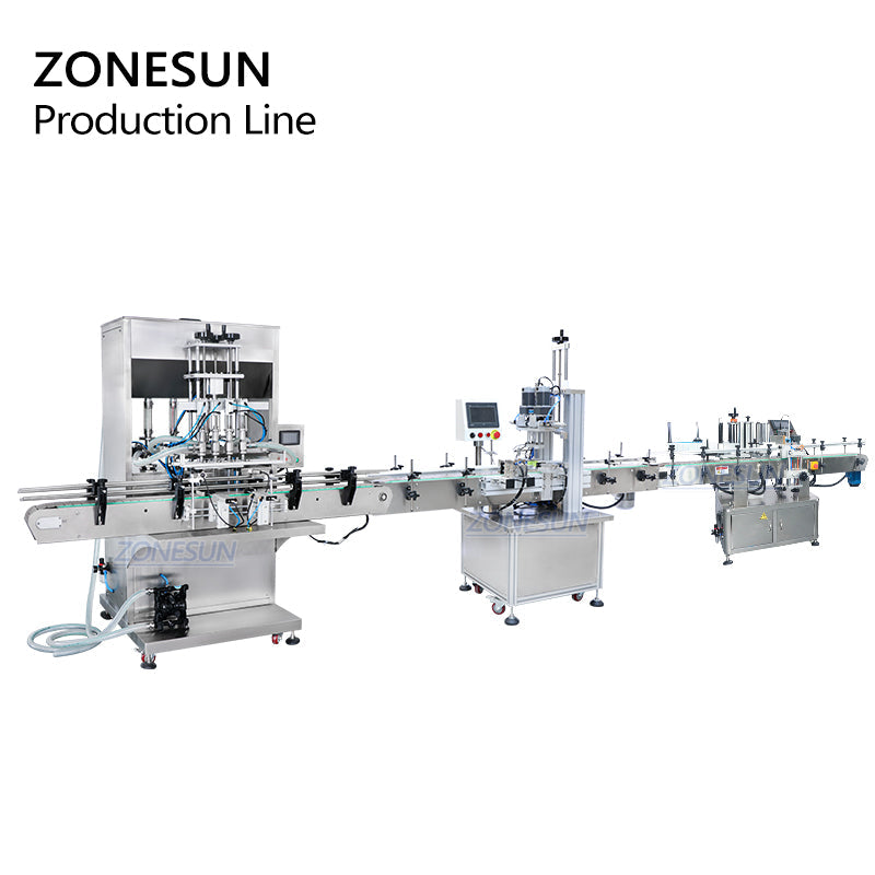 ZONESUN ZS-FAL180P6 Servo Filling Capping Labeling Machine