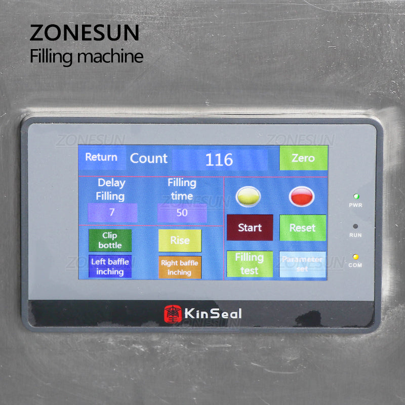 ZONESUN ZS-DTZL500 Desktop Automatic Vacuum Liquid Filling Machine