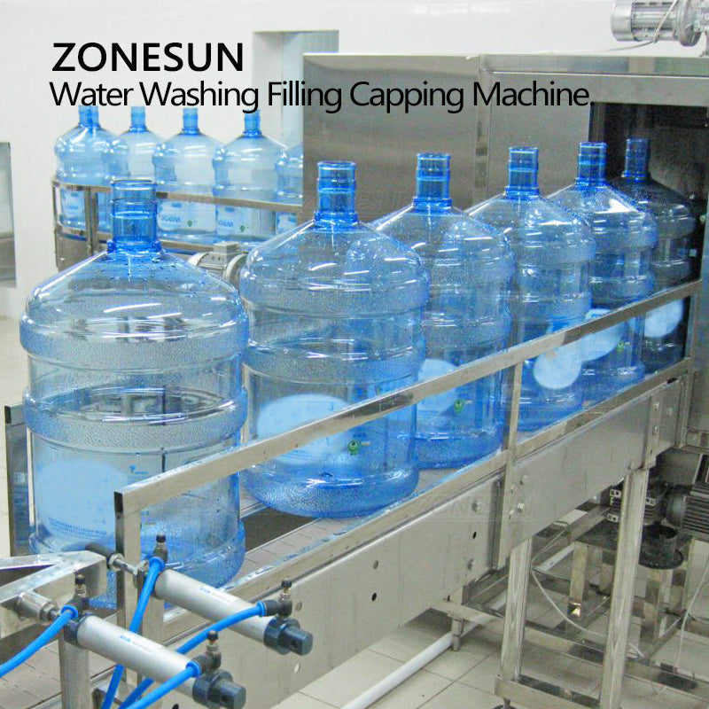 ZONESUN ZS-AFMW 3-in-1 Auto 5-Gallon Bottled Water Filling Machine