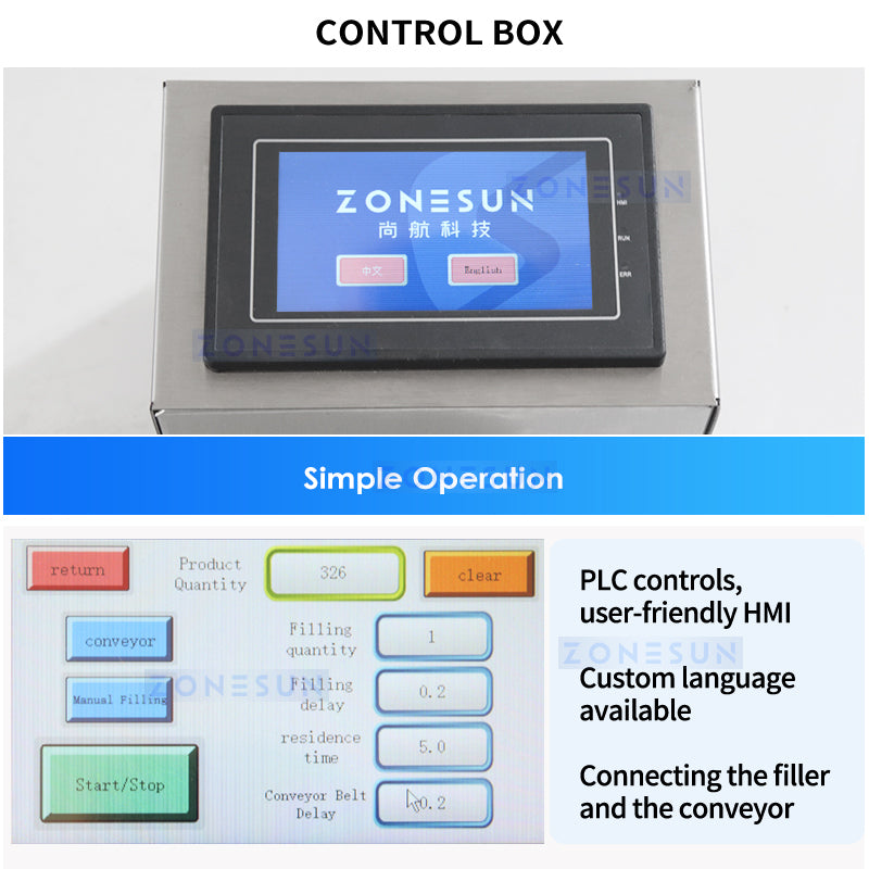 ZONESUN ZS-PFC500 Automatic Granule Weighing and Filling Machine