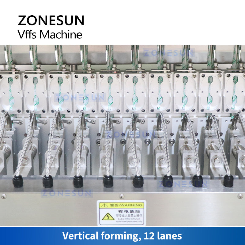 ZONESUN ZS-FSL12 Automatic 12 Lanes Granule Filling Sealing Machine