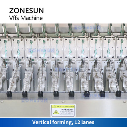 ZONESUN ZS-FSL12 Automatic 12 Lanes Granule Filling Sealing Machine