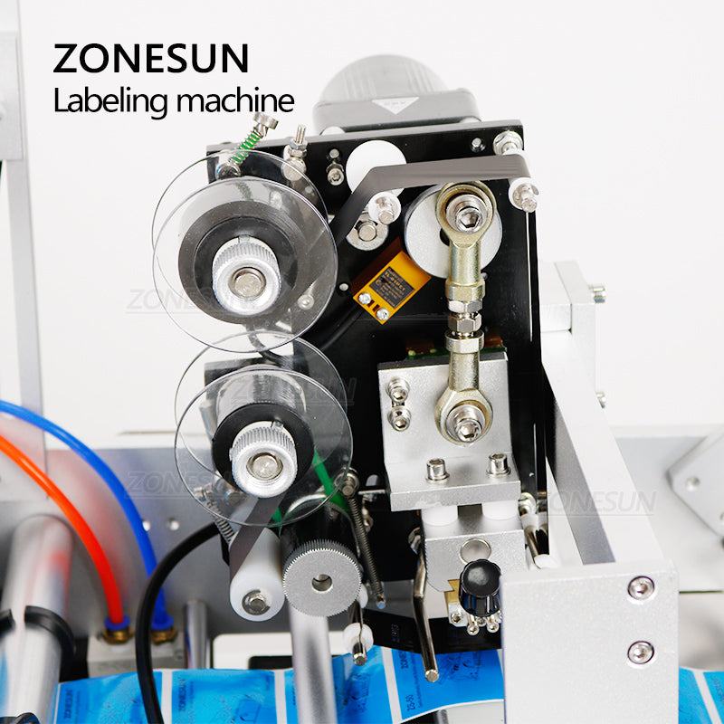 ZONESUN ZS‑TB190 Semi‑automatic Double Side Round Bottle Labeler