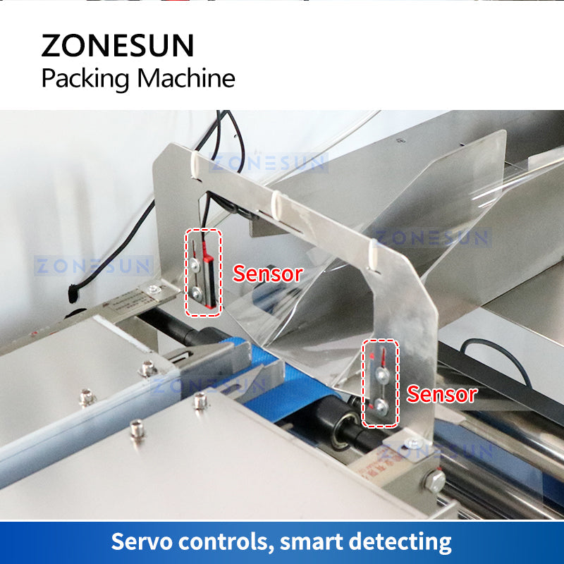 ZONESUN ZS-ZB350X Horizontal Flow Wrapping Packaging Machine