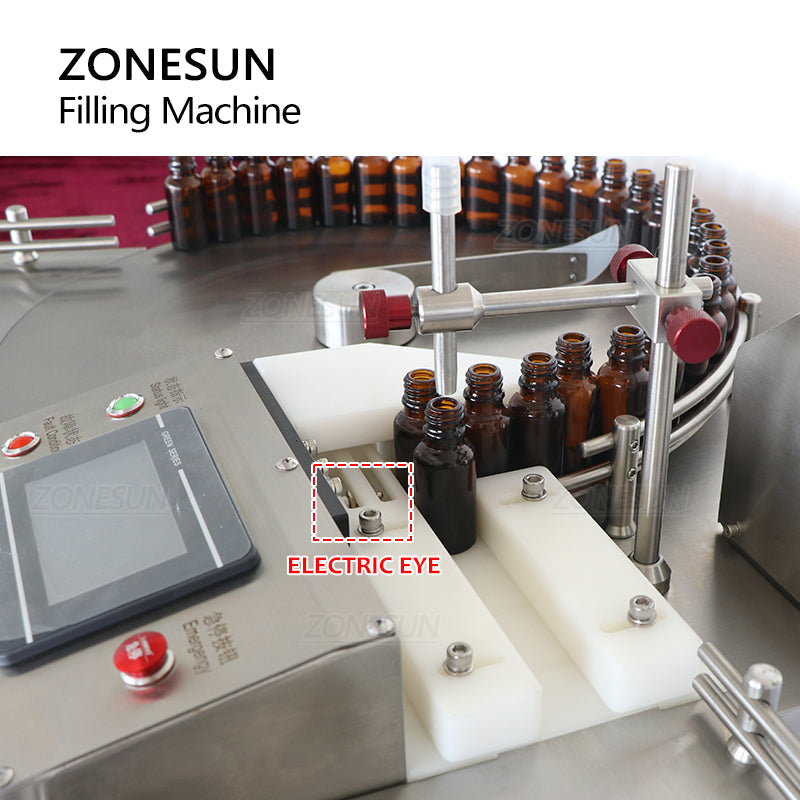 ZONESUN ZS‑LPG1 Automatic Ceramic Pump Liquid Filler with Unscrambler