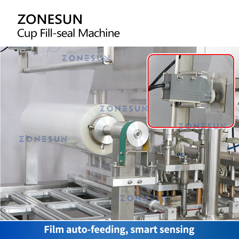 ZONESUN ZS-AFS01 Automatic Liquid Heating Filling Cup Sealing Machine