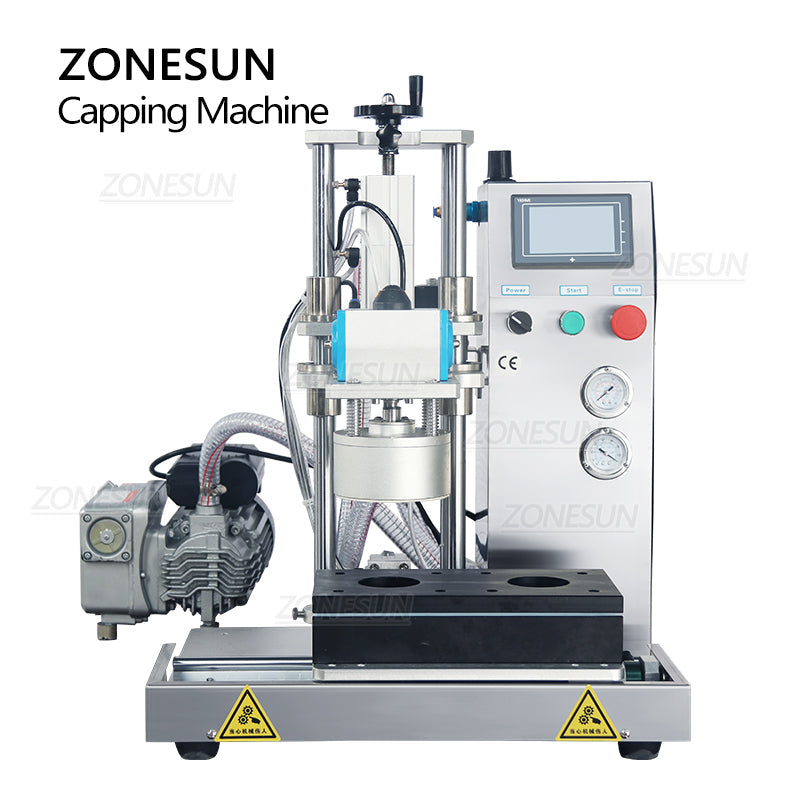 ZONESUN ZS‑XG201 Vacuum Capping Machine for Bottles and Jars