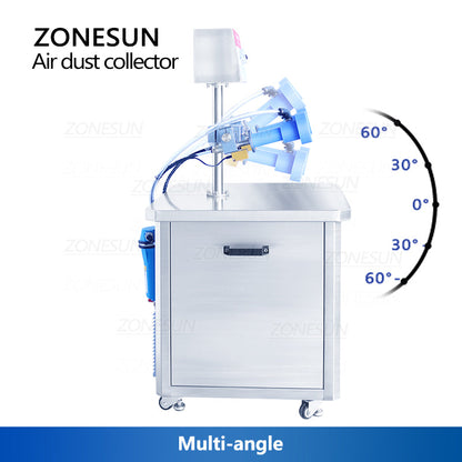 ZONESUN ZS-NIC1 Negative Ion Air Dust Collector for Bottle Cleaning