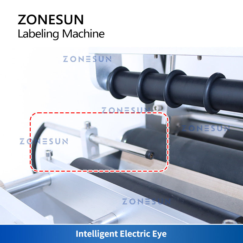 ZONESUN ZS-TB101 Slideway Round Bottle Labeling Machine with Slide