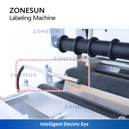 ZONESUN ZS-TB101 Slideway Round Bottle Labeling Machine with Slide