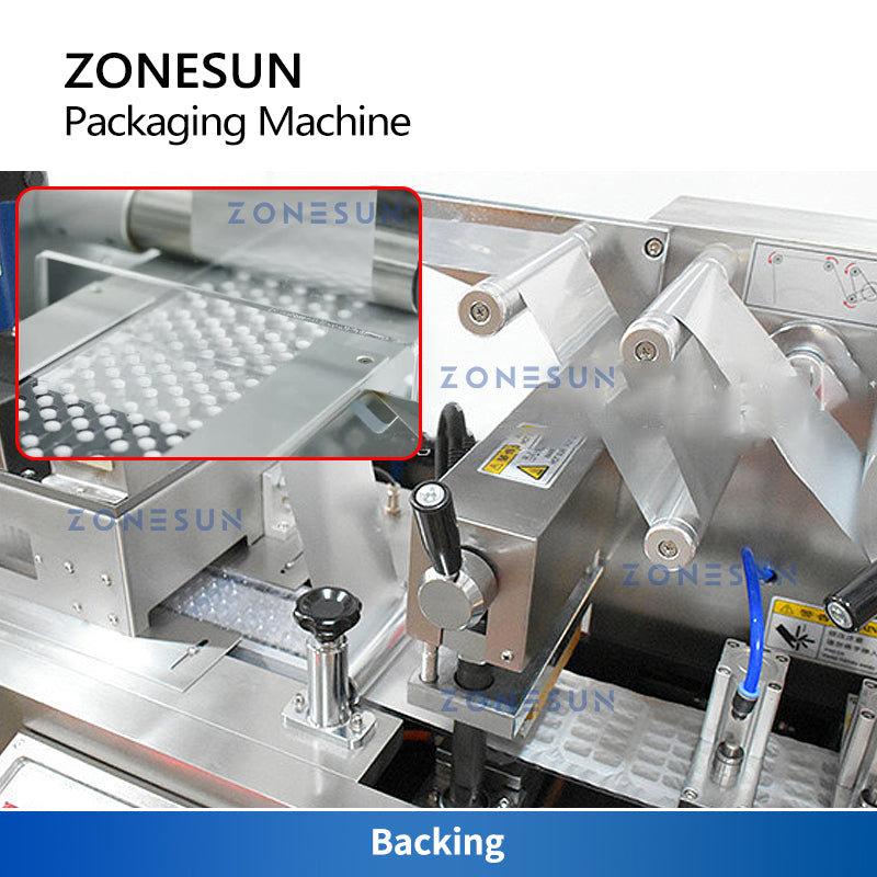 ZONESUN ZS-DPPA Automatic Liquid Paste Blister Sealing Machine