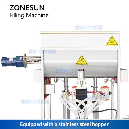 ZONESUN ZS-FM250 Semi-automatic Dual-Color Swirl Paste Filling Machine