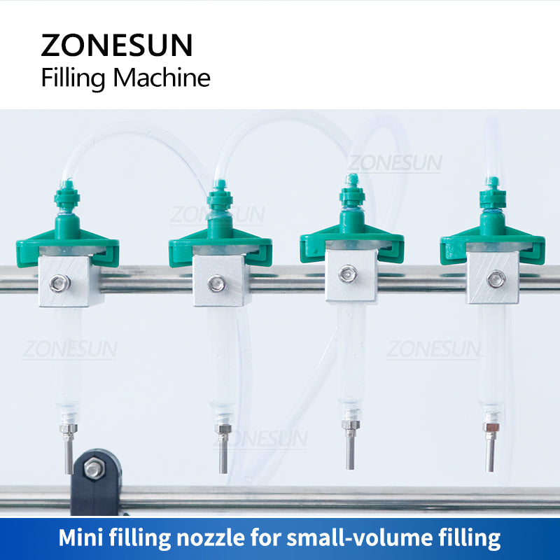 ZONESUN ZS‑DTPP100C4 4Nozzle Peristaltic Pump Liquid Filling Machine