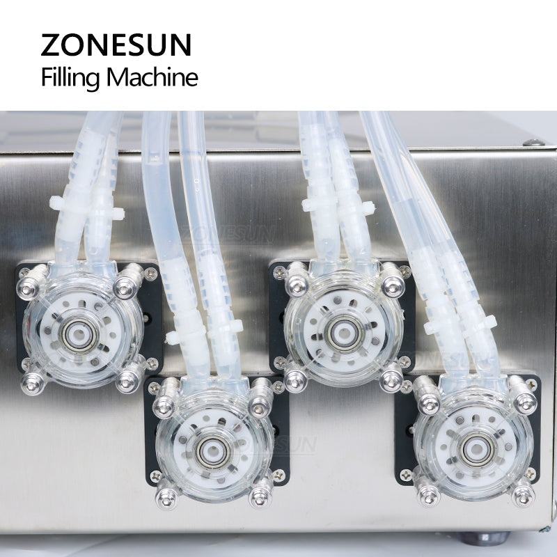ZONESUN ZS-YTPP4T Semi-auto 4-Nozzle Liquid Filler for Perfume & Juice