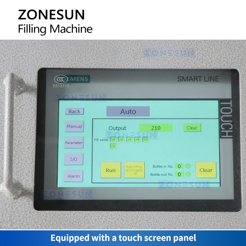 ZONESUN ZS-YTEX1 Automatic Explosion Proof 6 Nozzles Gravity Filler