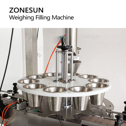 ZONESUN ZS‑QGF10 Granule Feeding Weighing Filling Machine