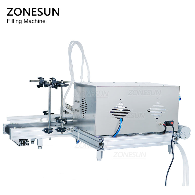 ZONESUN ZS-DTPP-2 Dual-Head Liquid Filling Machine for Juice & Oils
