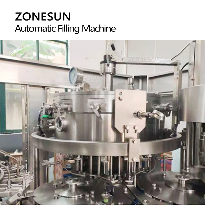 ZONESUN ZS-AFMC Auto PET Bottled Carbonated Drinks Filling Machine