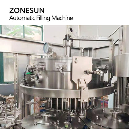 ZONESUN ZS-AFMC Auto PET Bottled Carbonated Drinks Filling Machine