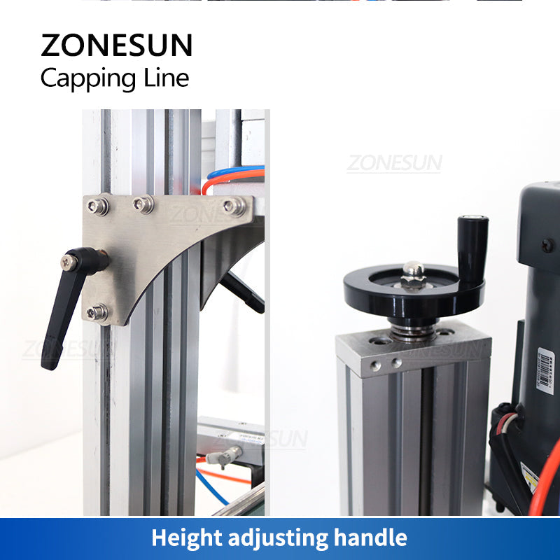 ZONESUN ZS‑XG6100C Automatic Screw Capper with Customizable Conveyor