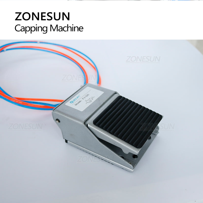 ZONESUN ZS-XG450D Semi-Auto Twist-Off Glass Bottle Capping Machine