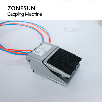 ZONESUN ZS-XG450D Semi-Auto Twist-Off Glass Bottle Capping Machine