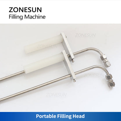 ZONESUN ZS‑GTCD2A Heat Resistant Gear Pump Wax & Hot Liquid Filler