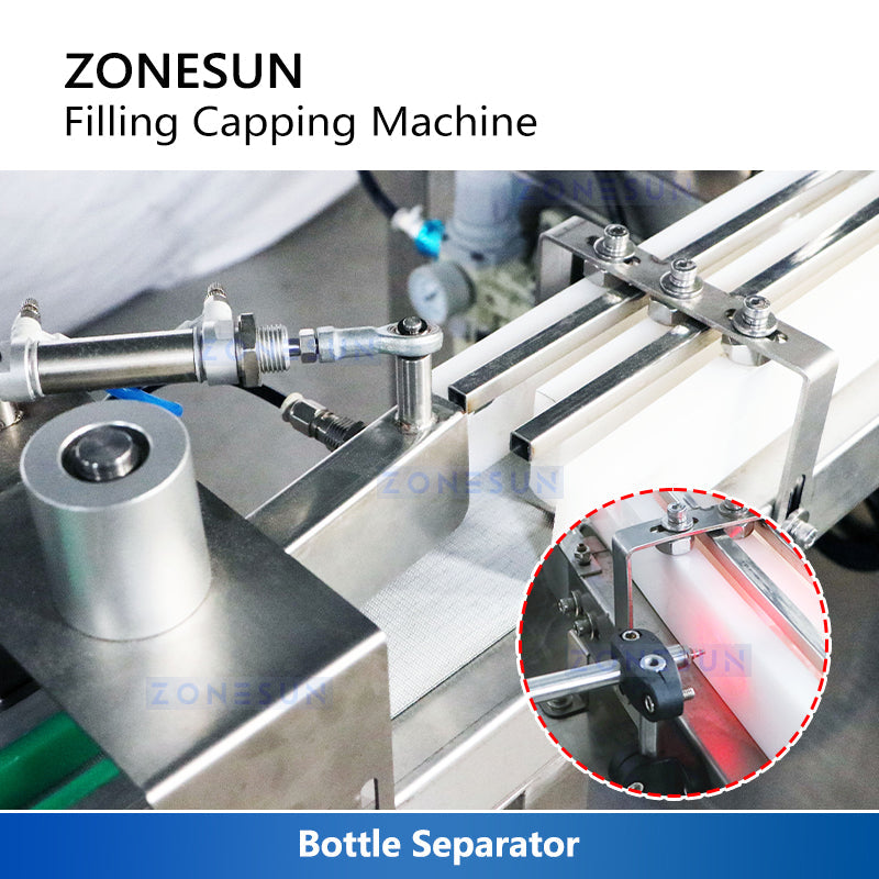 ZONESUN ZS-AFC6F Eye Drop Filling & Capping Machine for Flat Bottles