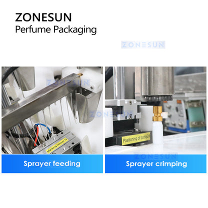 ZONESUN ZS-AFC21 Automatic Perfume Bottle Filling and Capping Machine