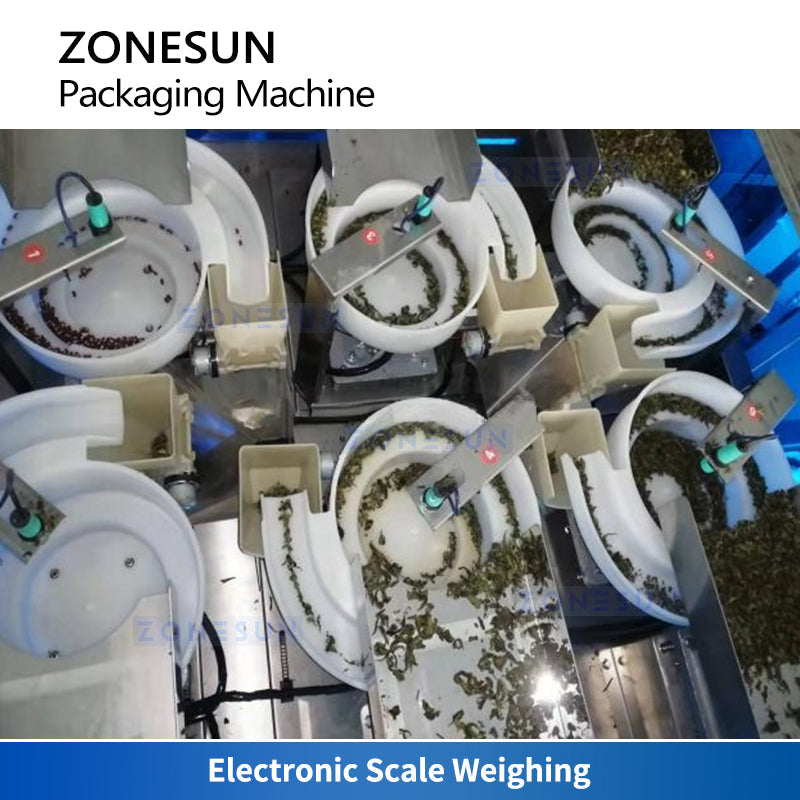 ZONESUN ZS-SJB90 Automatic VFFS Pyramid Tea Bag Packaging Machine