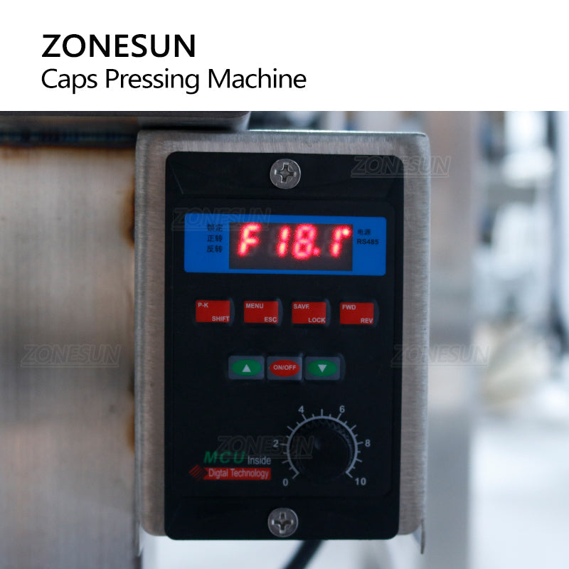 ZONESUN ZS‑XG21 Automatic Cap Pressing Machine for Bottles & Cans