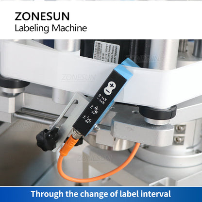 ZONESUN ZS‑TB805B Semi‑auto Full‑circle Bottle Labeling Machine