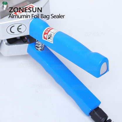 ZONESUN ZS‑FKR200C Portable Hand‑held Heat Sealer for Foil Film