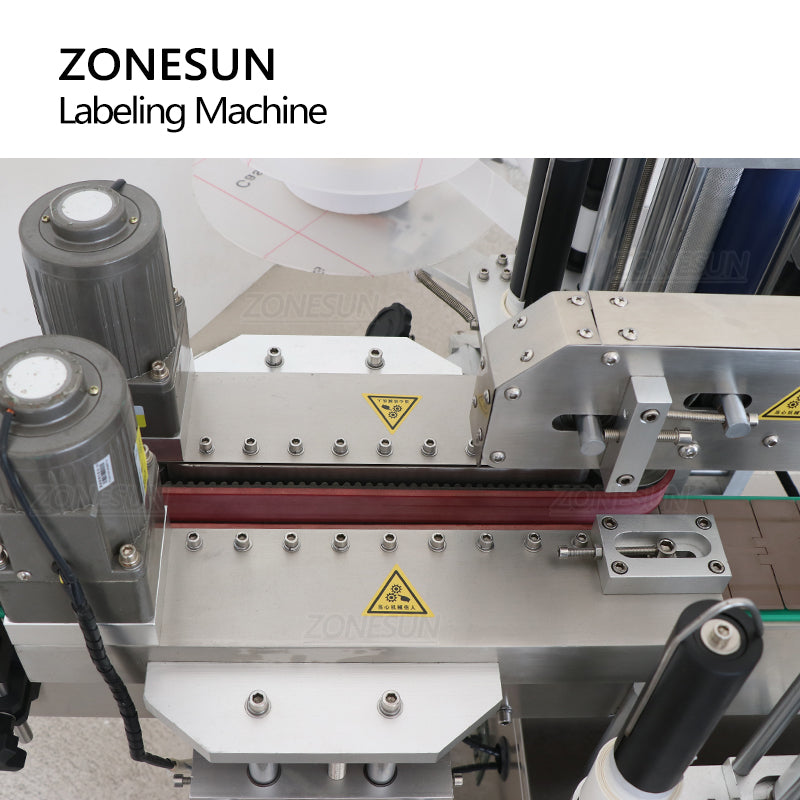 ZONESUN ZS-TB301 Automatic Double Labeling Machine for Square Bottles