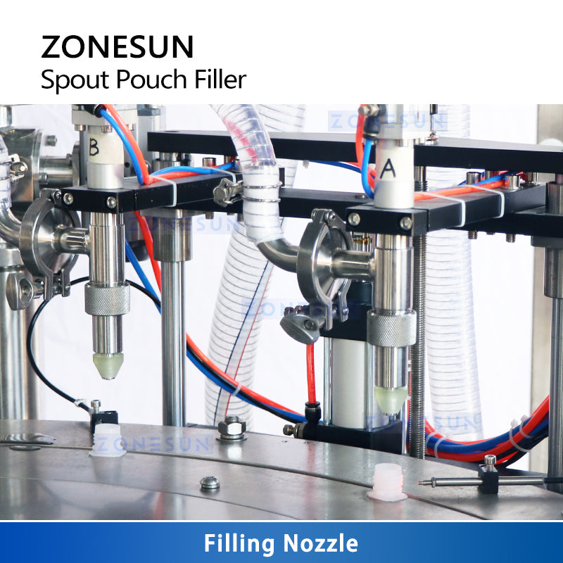 ZONESUN ZS-AFC12 Automatic Spout Pouch Filling and Capping Machine
