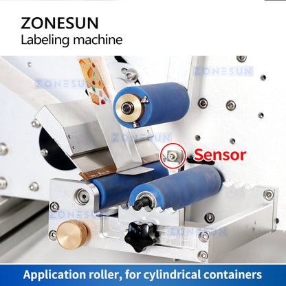 ZONESUN ZS‑TB130 Single/Double Side Automatic Round Bottle Labeler