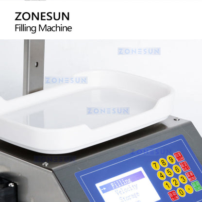ZONESUN ZS-M1080S Semi-Automatic Liquid Weighing Filling Machine